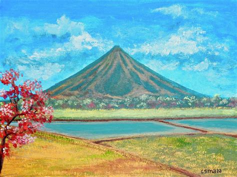 bulkang mayon drawing